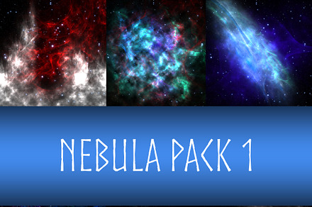 Nebula overlay pngs Pack 1