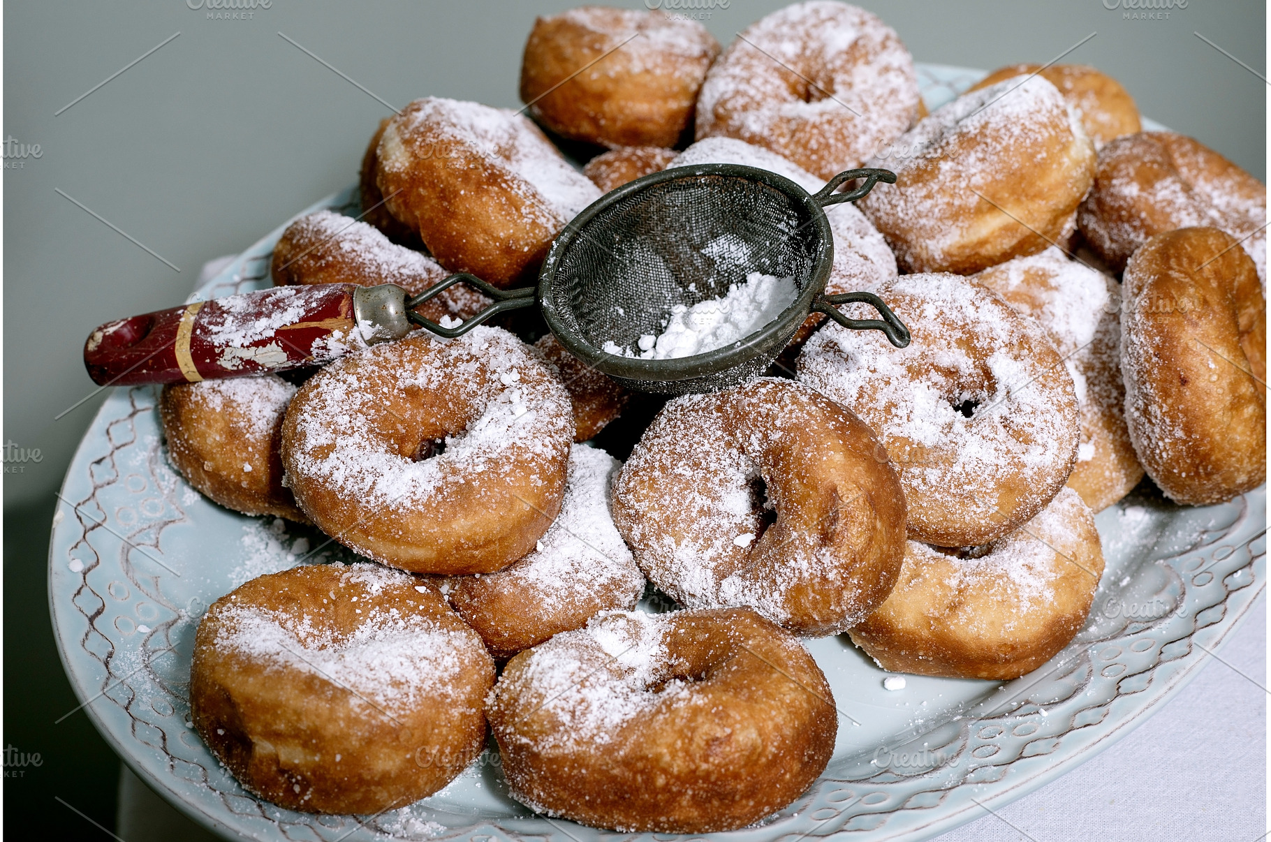 Sugar Dusted Homemade Donuts With, a Food & Drink Photo by Natasha Breen