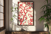 Chinoiserie Floral Seamless Pattern, a Pattern Graphic by Olya Creative (Thumbnail 12 of 20)