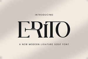 ERITO - Modern Ligature Typface