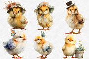 Cute Easter Chick Clipart, an Illustration by Designworld (Thumbnail 6 of 6)