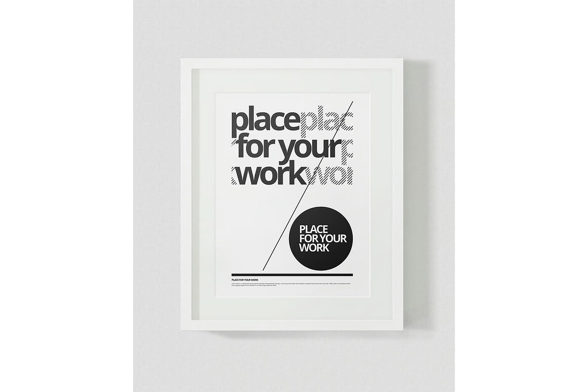 Frame For Your Work, an Advertising Mockup by zippypixelstudio (Photo 5 of 16)