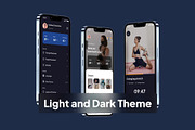 Mussles - Workout Apps UI Kits, an App Template by Minialis (Thumbnail 4 of 6)