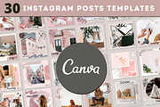 Canva Instagram Templates, a Social Media Template by NViolet (Thumbnail 1 of 5)