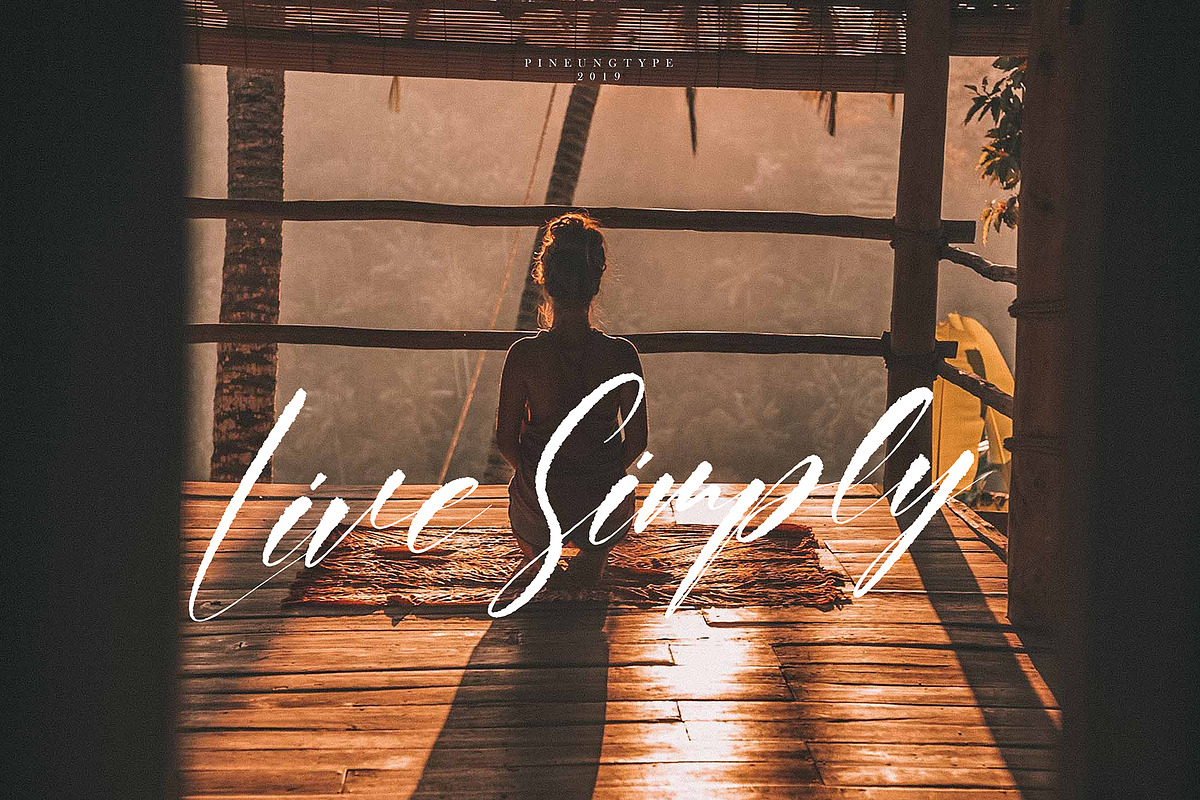 Alenha Casual Handwritten, a Script Font by pineungtype (Photo 6 of 9)