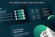 Futuristic Green Powerpoint Template, a Presentation Template by SKY CREATION (Thumbnail 2 of 6)