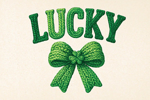 St Patrick's Day Lucky Sublimation P, an Illustration by DreamPrint404