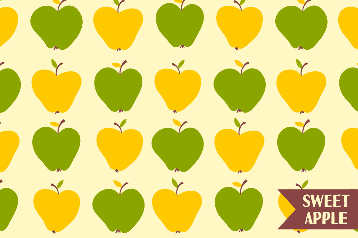 Sweet Apple, a Pattern Graphic by OkPen (Photo 7 of 12)