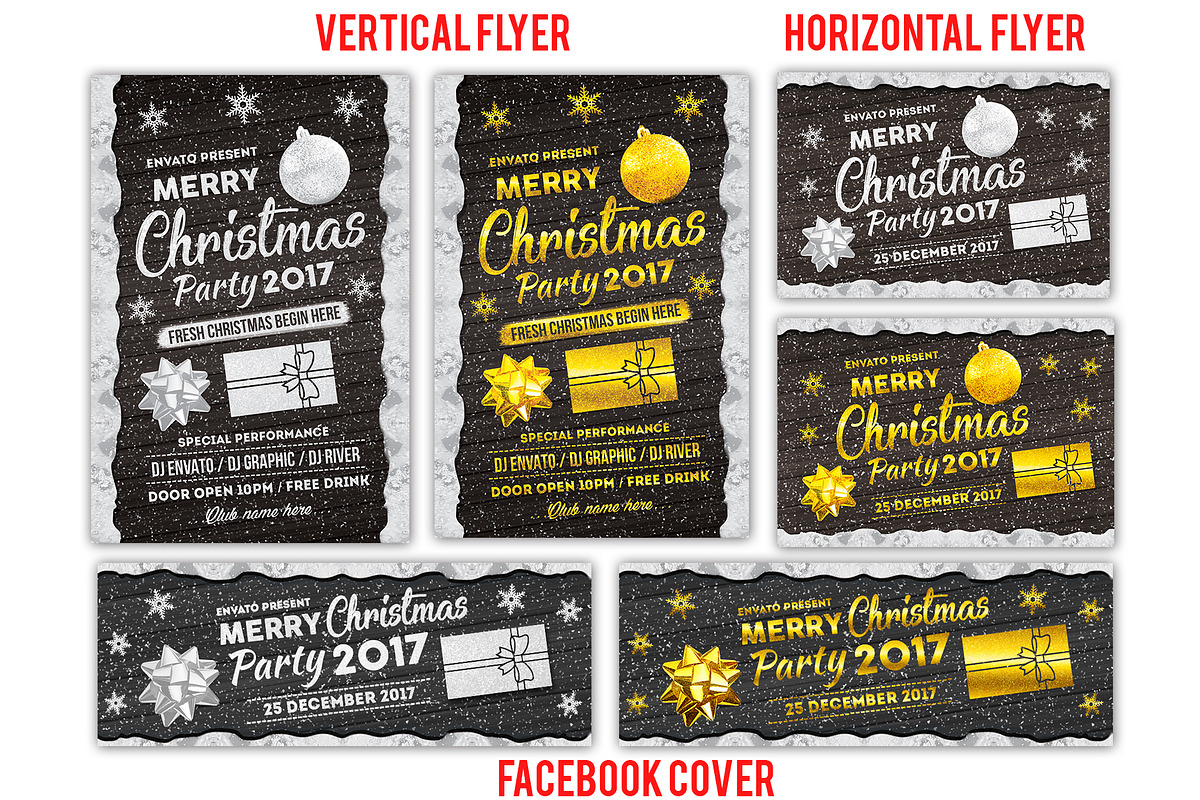 Merry Christmas Flyer, a Flyer Template by Creative  designer (Photo 1 of 5)