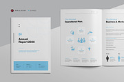 FLORA | Annual Report Template, a Brochure Template by KreateTribe (Thumbnail 1 of 9)