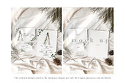 Winter Minimalist Invitation Mockups, an Invitation Template by My Lovely Stock (Thumbnail 8 of 8)