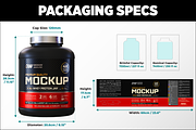 5lb Whey Protein Jar Mockup A1-Pro, a Packaging Mockup by Design Warlord (Thumbnail 13 of 16)
