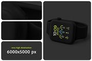 Clay Apple Watch Mockup Set, a Wearable Device Mockup by Country4k (Thumbnail 3 of 4)