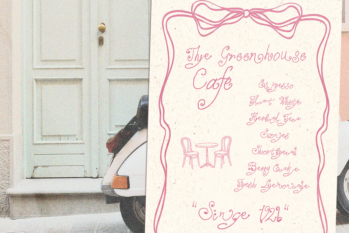 Hortus - Hand Script, a Script Font by Lilithcollageart (Photo 8 of 9)