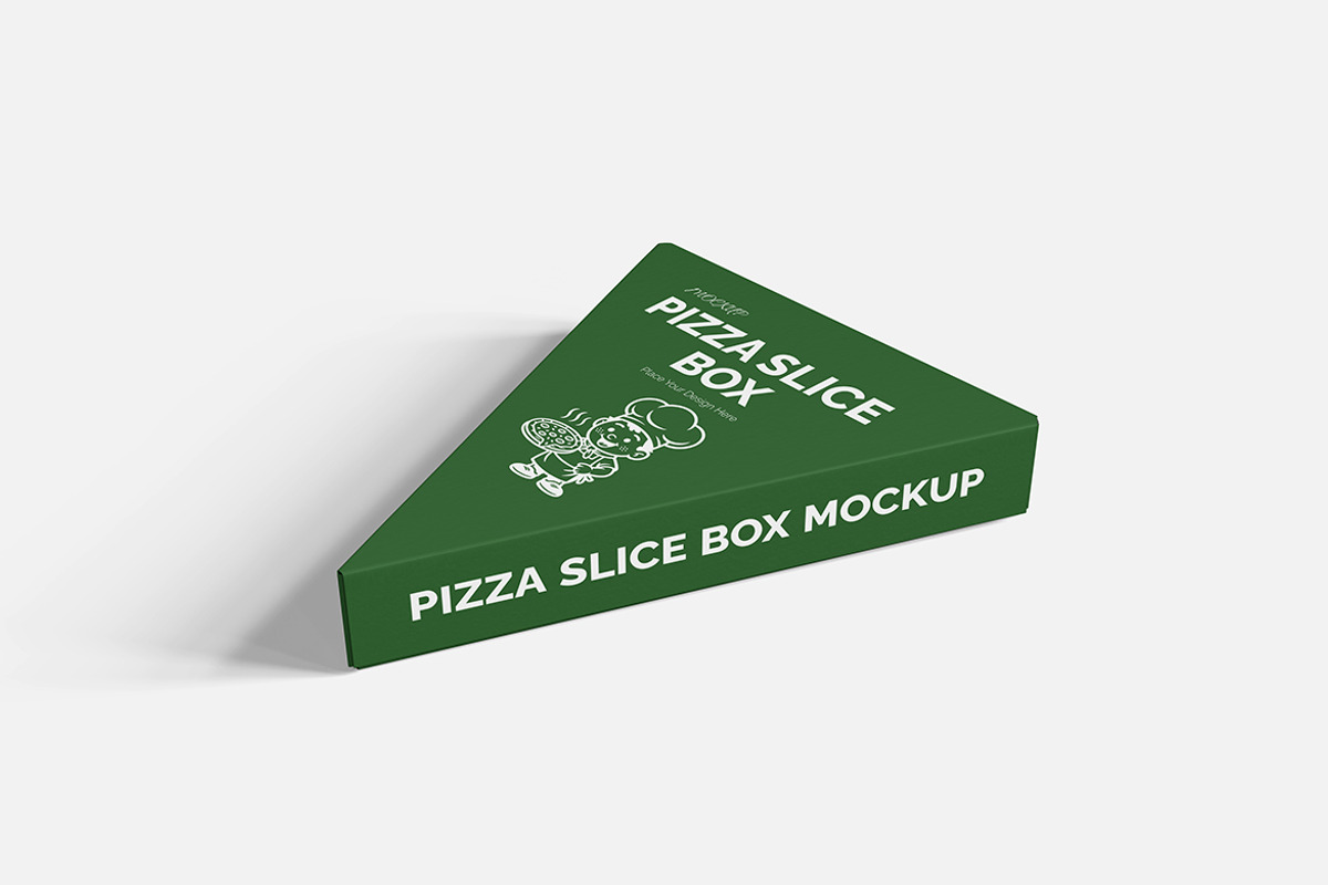 Pizza Slice Box Mockup, a Product Mockup by bimockup (Photo 6 of 6)