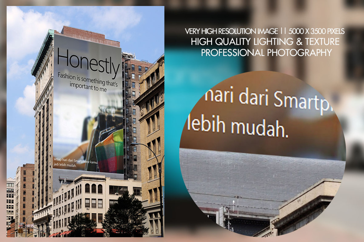 Street Billboard Mockup, a Print Template by Pixel Place (Photo 4 of 4)