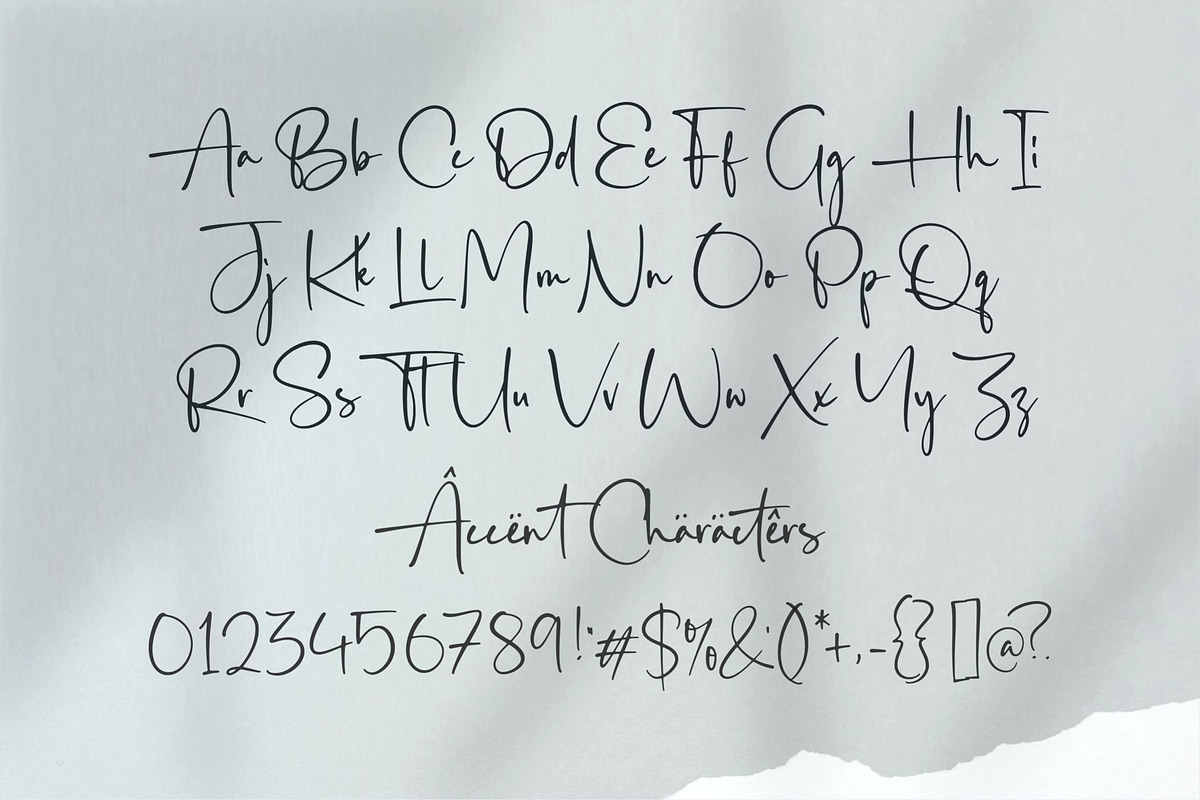 Acardia Signature Font, a Script Font by Letteralle Studios (Photo 10 of 10)