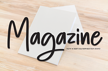 Magazine | Script Font