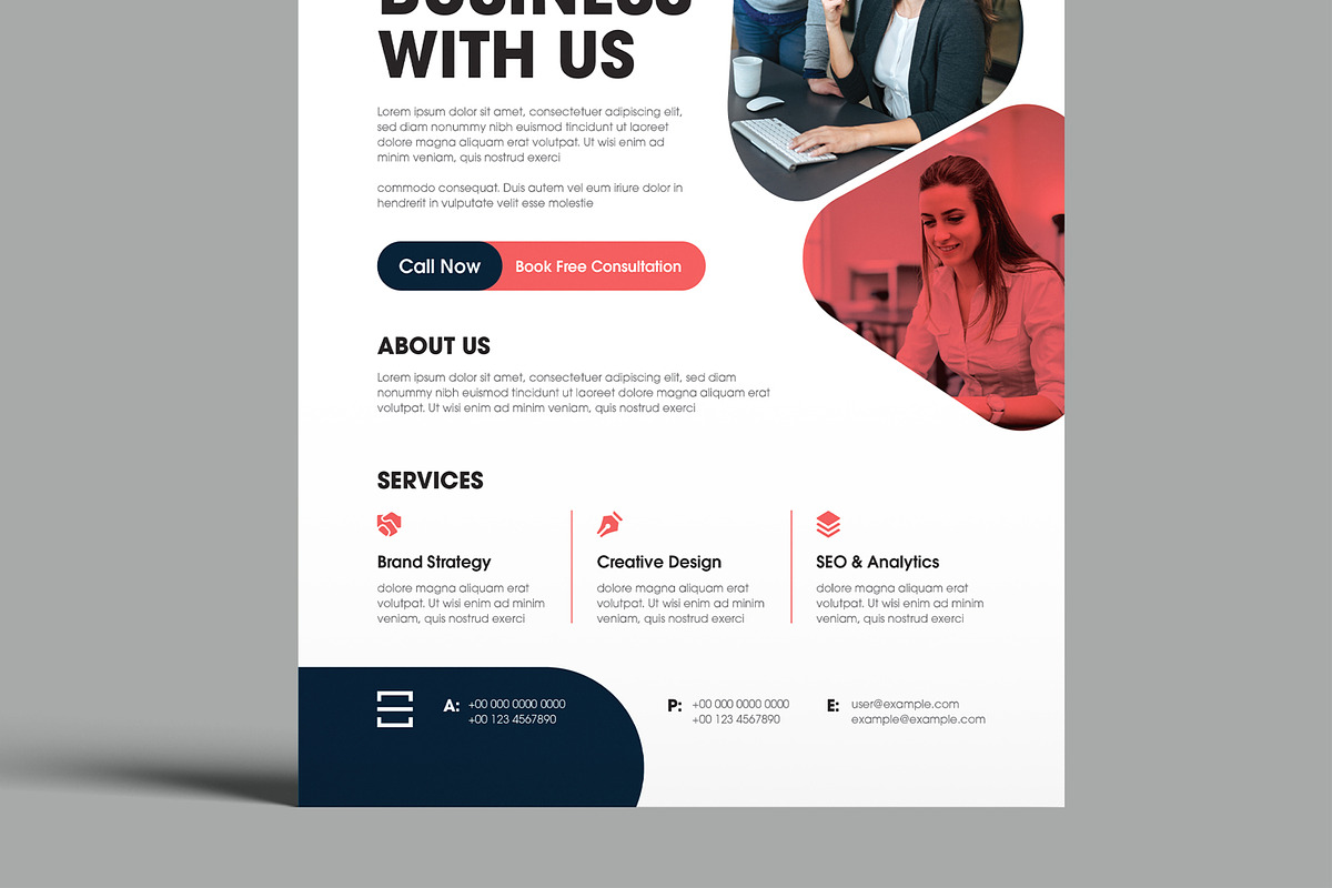 Corporate Business Flyer Template preview 5