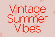 Summer Riviera Vintage Trio, a Sans Serif Font by Schrifted Type (Thumbnail 4 of 8)