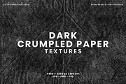 Dark Crumpled Paper Textures, a Texture Graphic by Ary_ngeblur (Thumbnail 1 of 7)