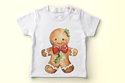 Gingerbread Cookies Clipart Xmas, a Seasonal Illustration by vivastarkids (Thumbnail 3 of 4)