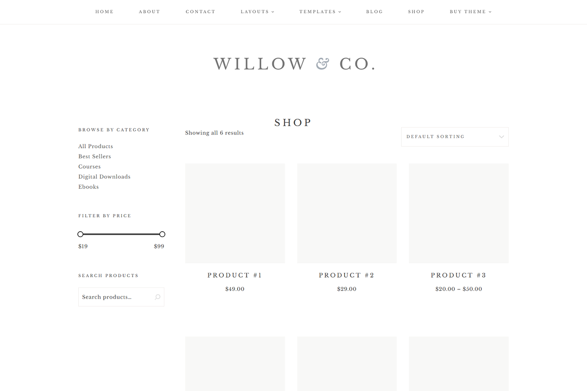 Feminine WordPress Theme | Willow, a WordPress Template by Hello Chic Designs (Photo 3 of 4)
