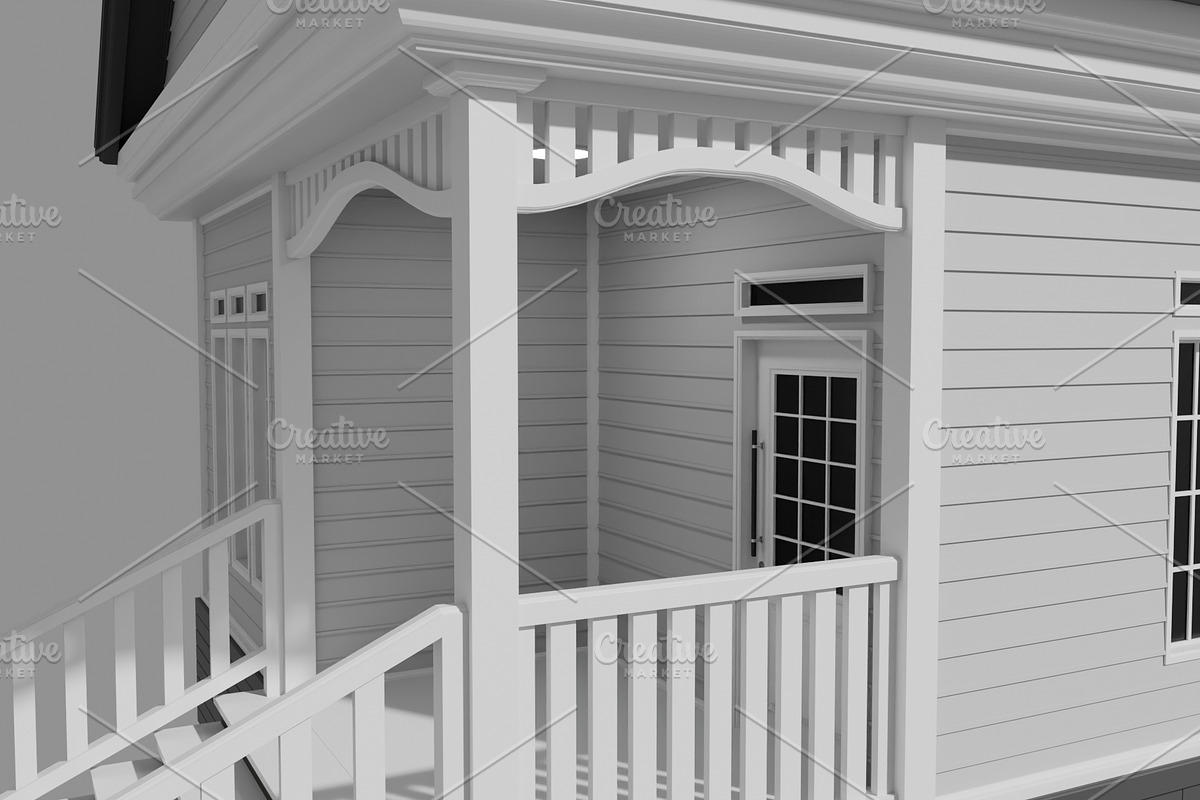 House Building - Type 1, an Architecture 3D Model by mrfauzi (Photo 17 of 22)