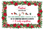 Christmas Wreath Elements Set, an Object Graphic by Elen-Lane (Thumbnail 1 of 6)