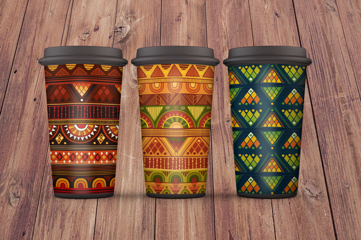 1.Tribal patterns, brushes and cards, a Pattern Graphic by SwetTS (Photo 3 of 6)