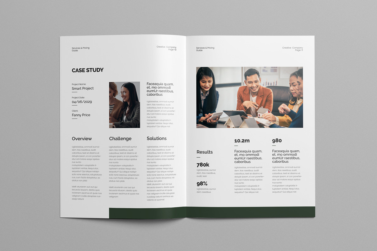 Services & Pricing Guide Canva, a Brochure Template by Pixelpick (Photo 7 of 9)