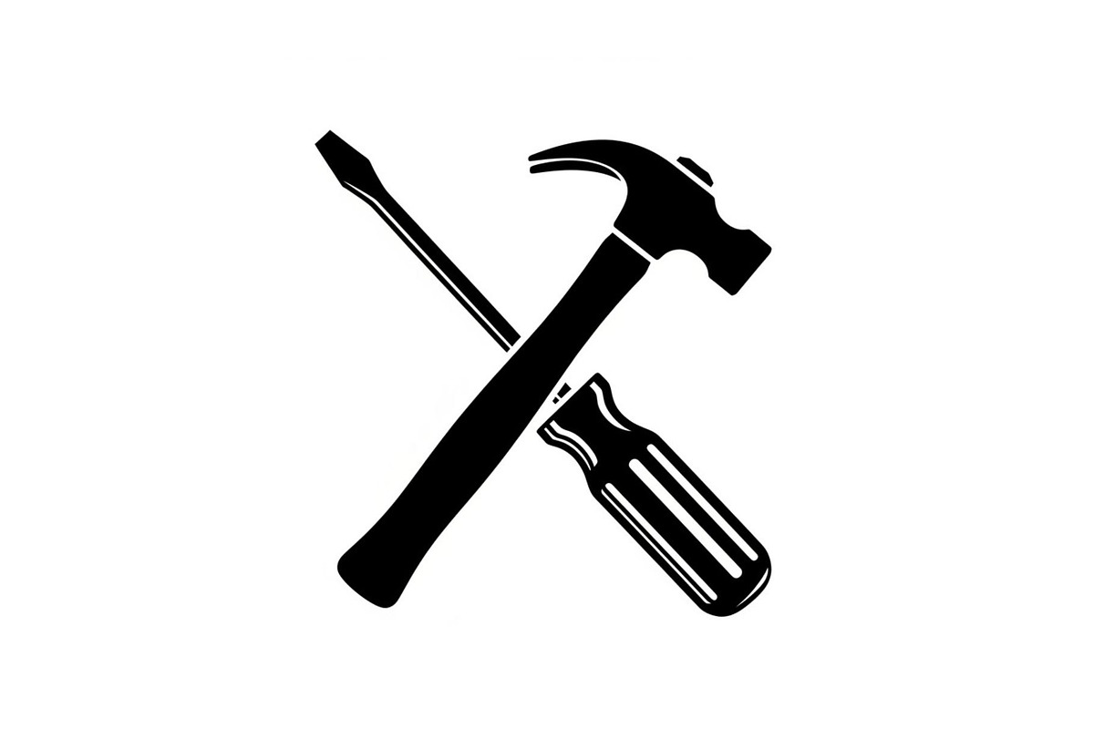 Crossed Hammer Screwdriver Icon, an Icon by musafir_fashion (Photo 9 of 10)