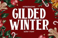 Gilded Winter Serif Display Font