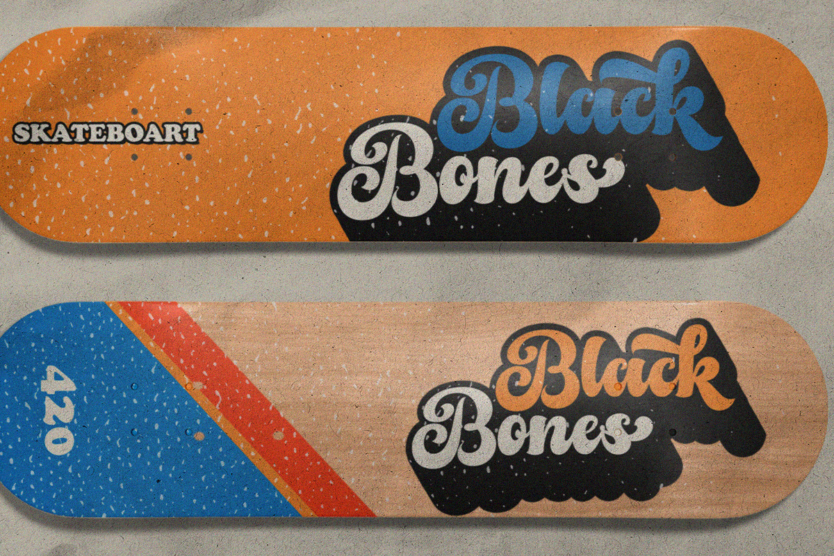 The Sticky Line - Retro Font, a Script Font by Suza Studio (Photo 8 of 11)