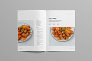 Minimal Cookbook/Recipes Book, a Brochure Template by Meenom Templates (Thumbnail 10 of 14)
