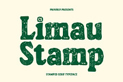 CS Limau Stamp, a Slab Serif Font by Craft Supply Co. (Thumbnail 1 of 8)