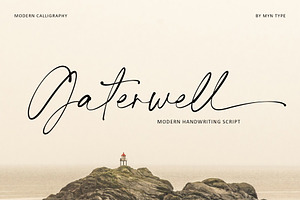 Gaterwell - Modern Chic Calligraphy