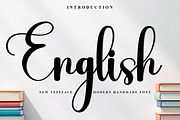 English, a Handwritten Font by FreshTypeINK (Thumbnail 1 of 8)