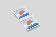 Square Postage Stamp Mockup Bundles, a Flyer Template by Graphic Aesthetic (Thumbnail 16 of 24)