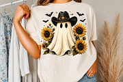 Cow Print Ghost Png,Halloween PNG, a Seasonal Illustration by Libby Wishes (Thumbnail 3 of 3)