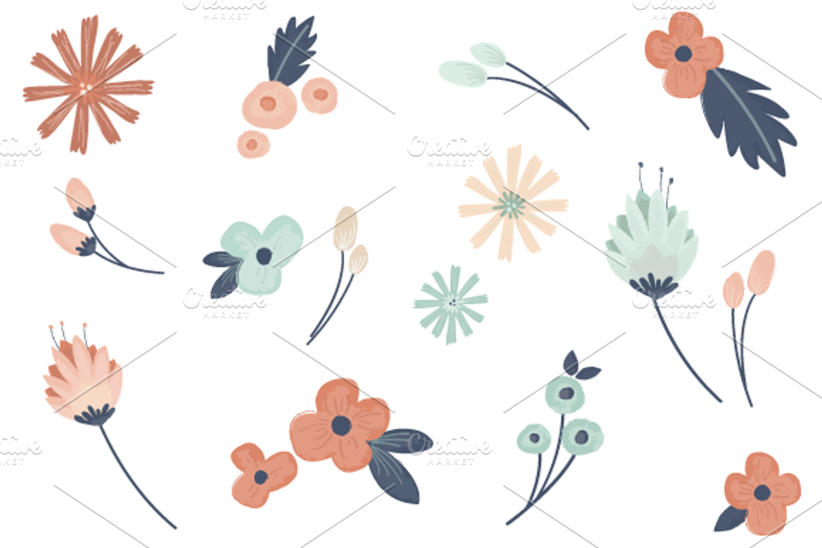 Floral Frame & Overlay preview 2