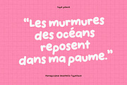 HANDPICKED SEASHELLS | Bouncy Font, a Handwritten Font by type peace (Thumbnail 5 of 11)