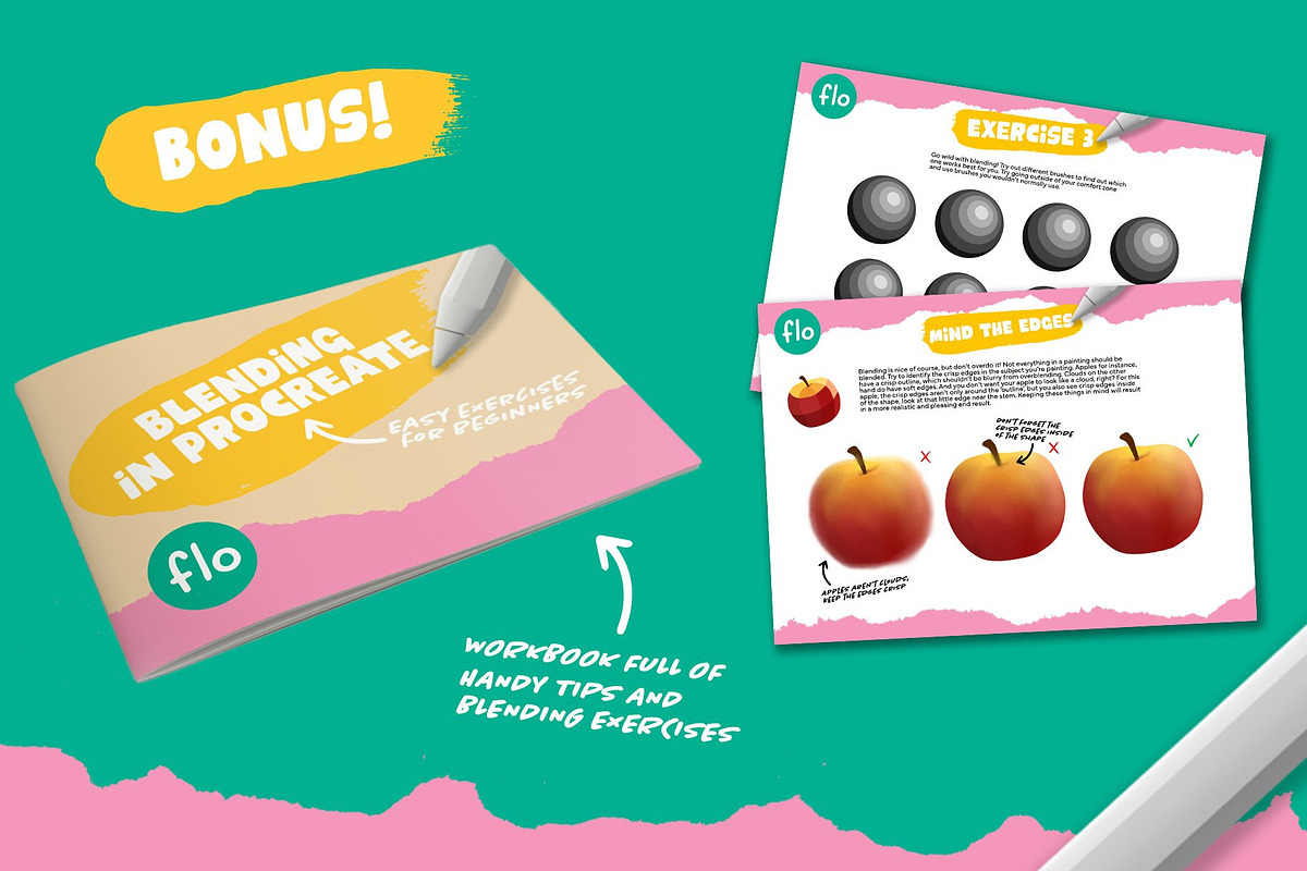 Flo’s Big Procreate Brush Box, a Brush Add-On by ArtwithFlo (Photo 14 of 35)
