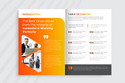 10 Page Annual Report Template, a Brochure Template by pixelcreatx (Thumbnail 3 of 6)