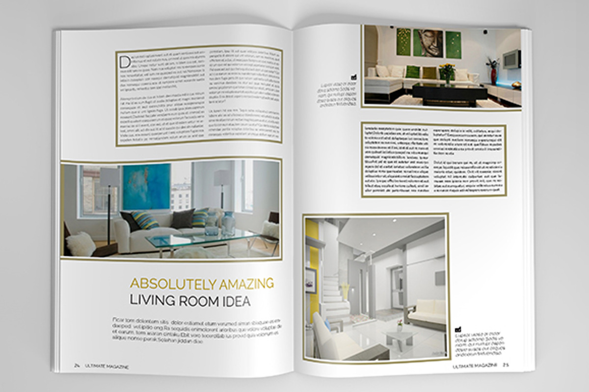 Ultimate Magazine Template, a Magazine Template by DesignCorner (Photo 5 of 5)