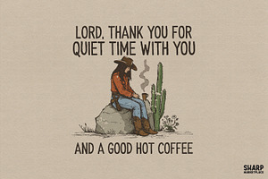 Lord, Thank You For Quiet Time With, an Object Graphic by SharpMarketplace