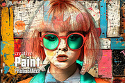 Creative Paint Photo Effect, a Layer Style Add-On by Grkic Creative (Thumbnail 1 of 3)