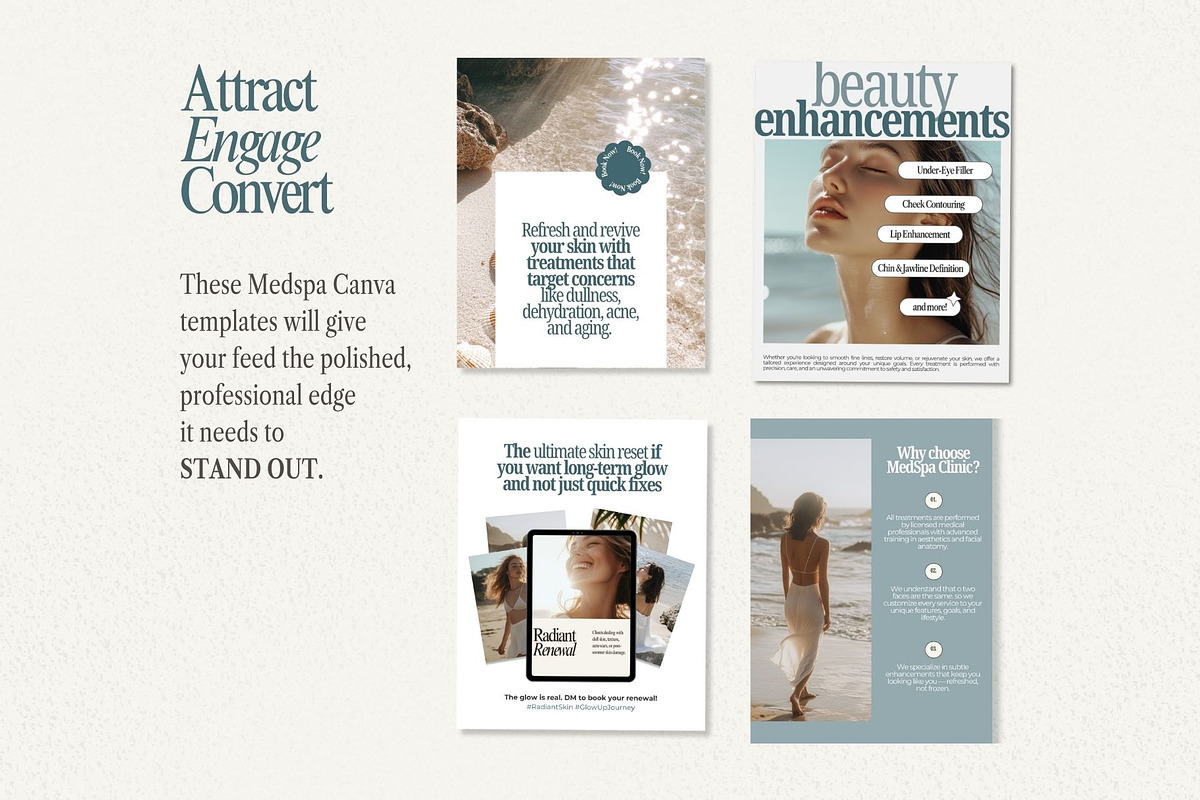Esthetician Skincare Medspa Templates preview 4