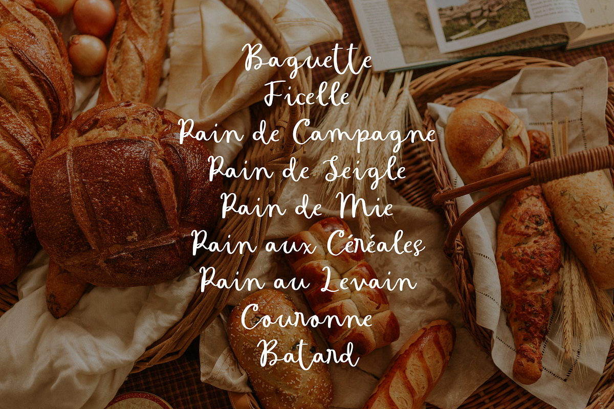 Boulangerie Colette and Friends, a Handwritten Font by Sofia Skoog (Photo 5 of 14)