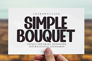 Simple Bouquet, a Script Font by FreshTypeINK (Thumbnail 1 of 8)